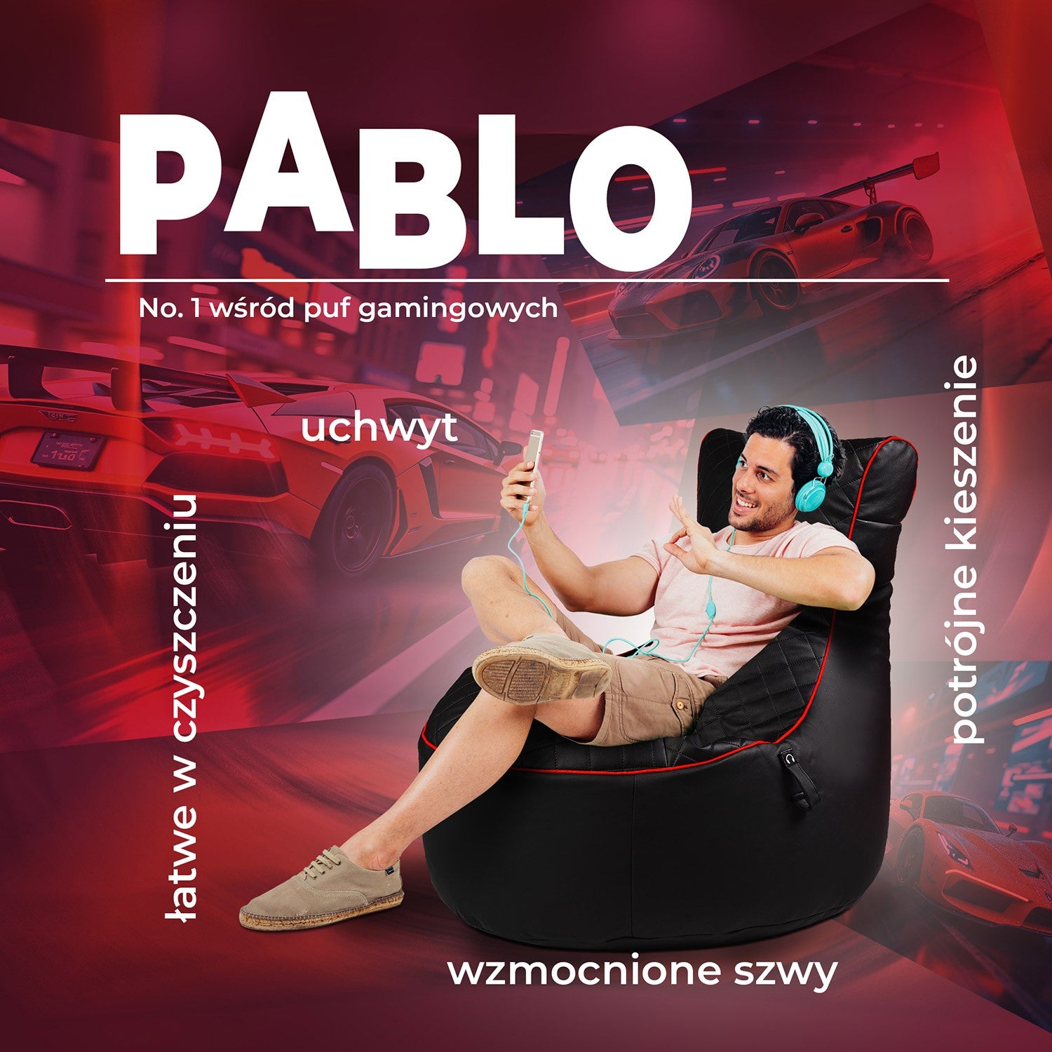 Fotel dla gracza Pablo