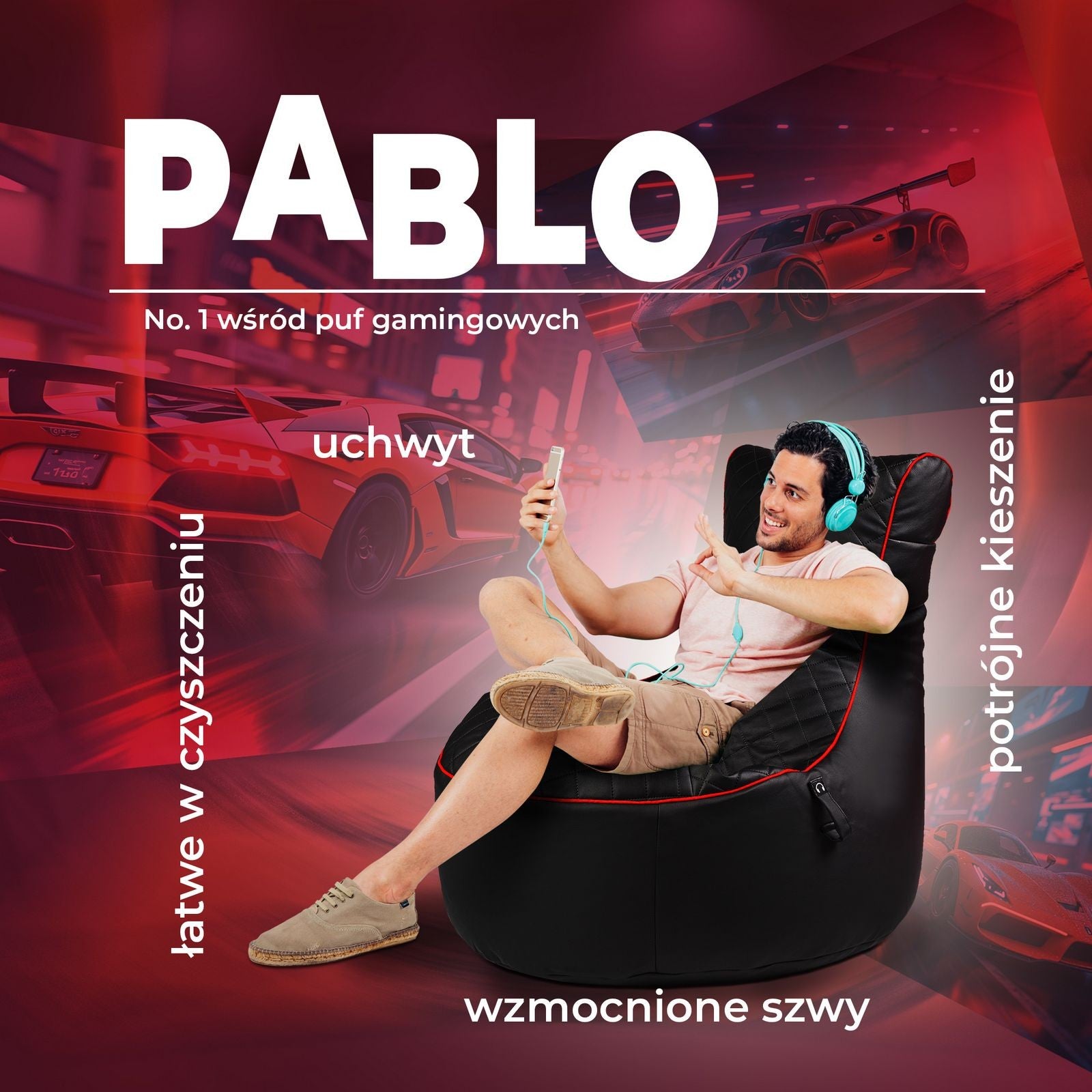 Fotel Pablo Poliester