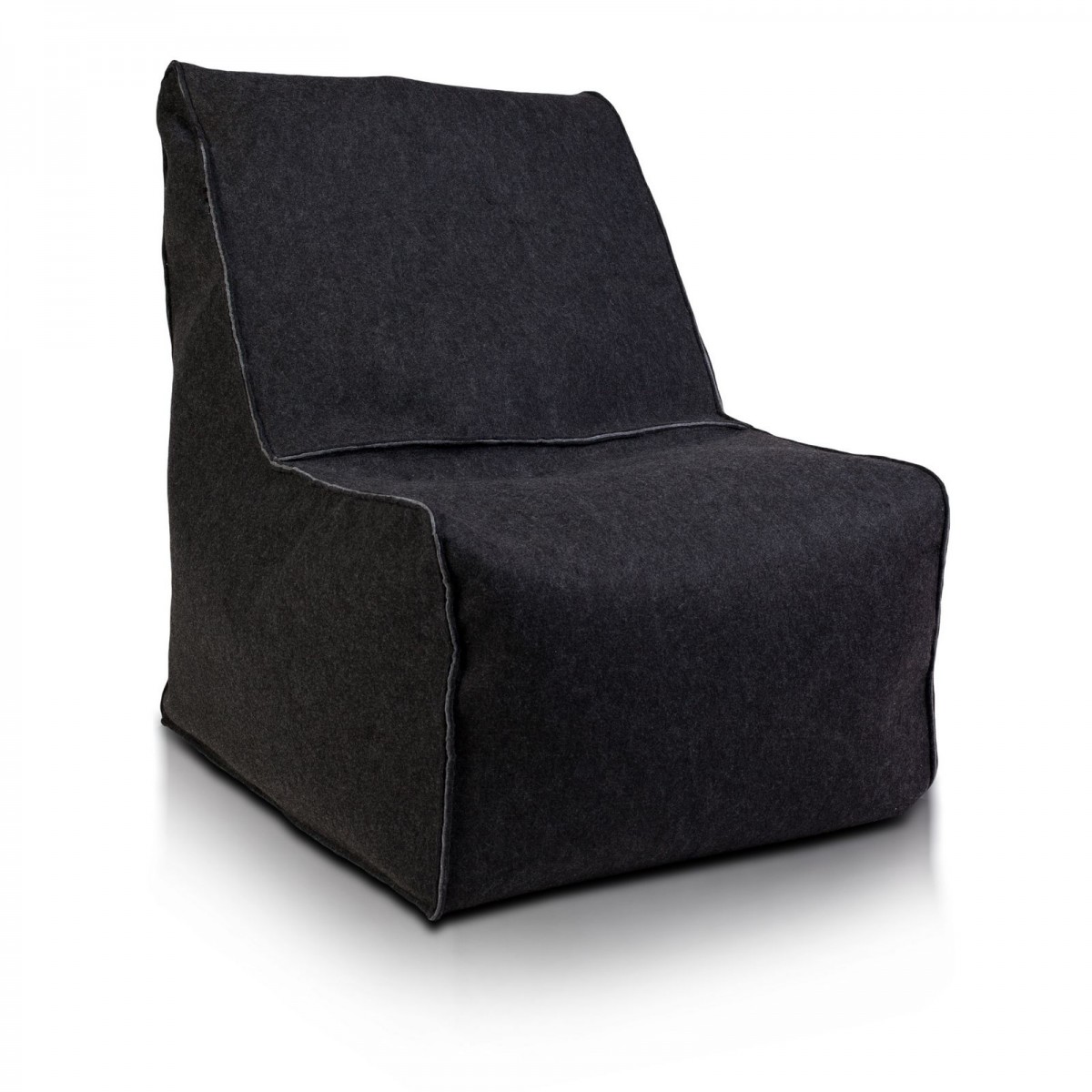 Zestaw fotel Solid Filc + podnóżek