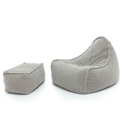 Fotel Mini Keiko Bukla + podnóżek