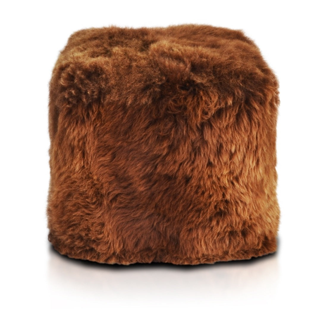 Pufa Cube Premium Skóra Owcza
