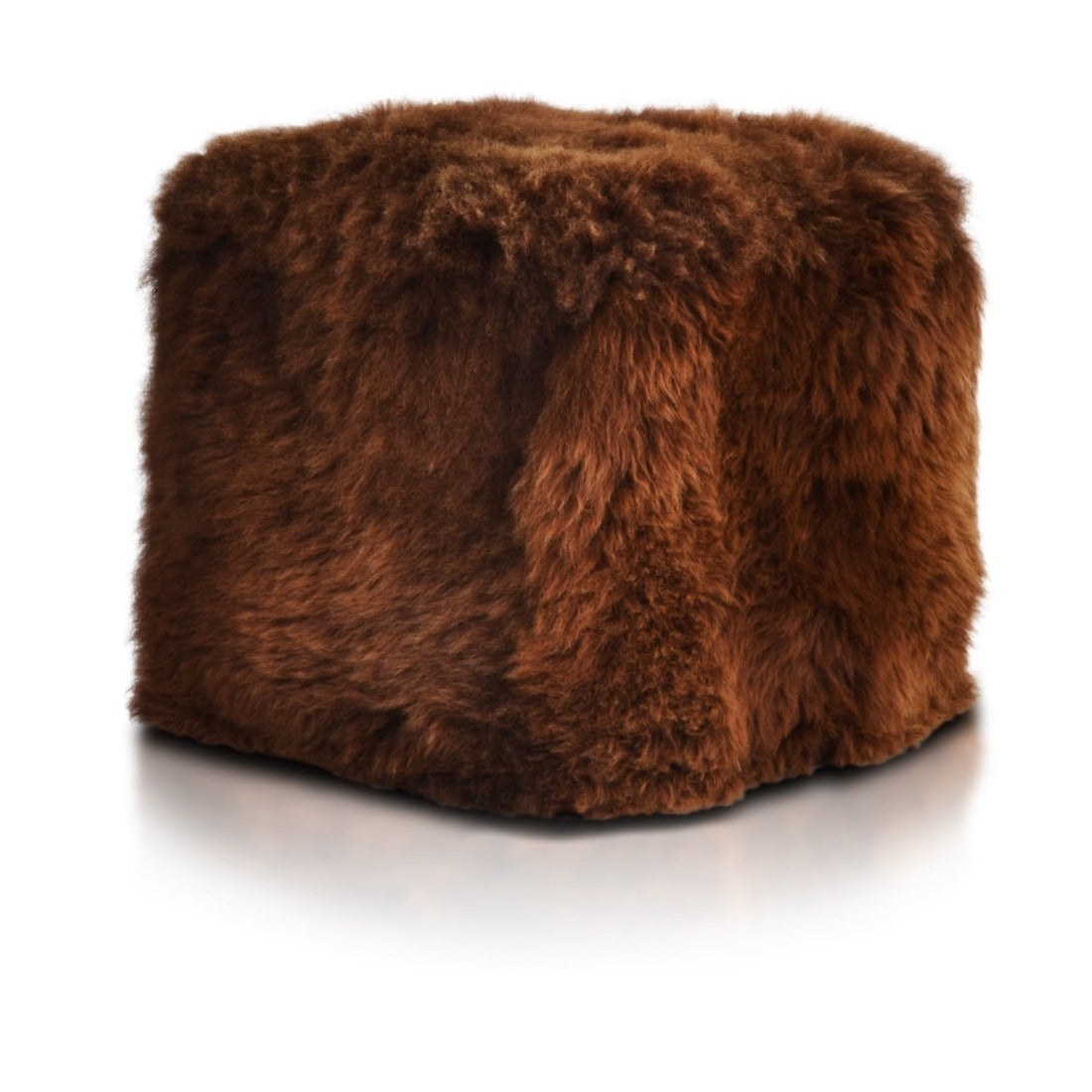 Pufa Cube Premium Skóra Owcza