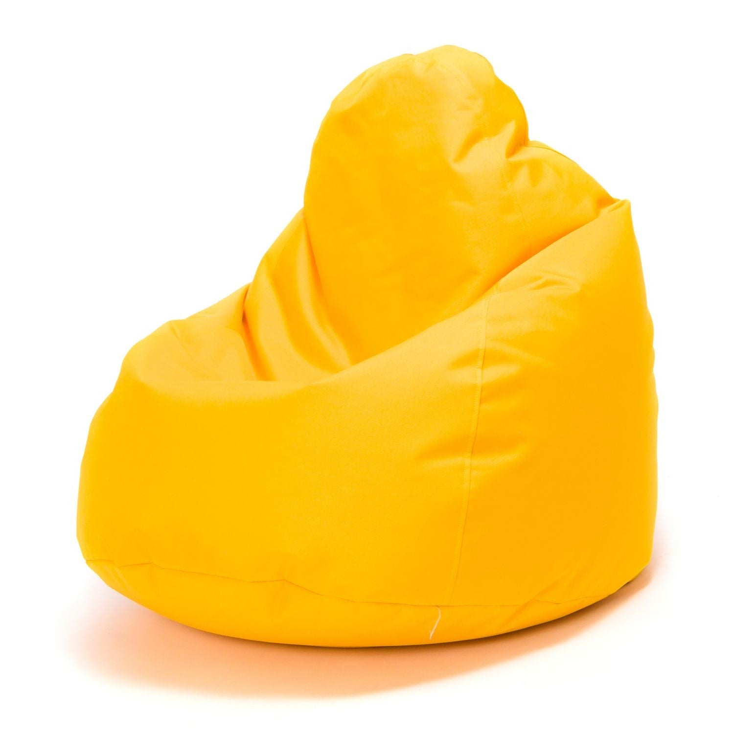 Poltrona sacco Fuzzy in poliestere Ecopuf, adatta per interni ed esterni.