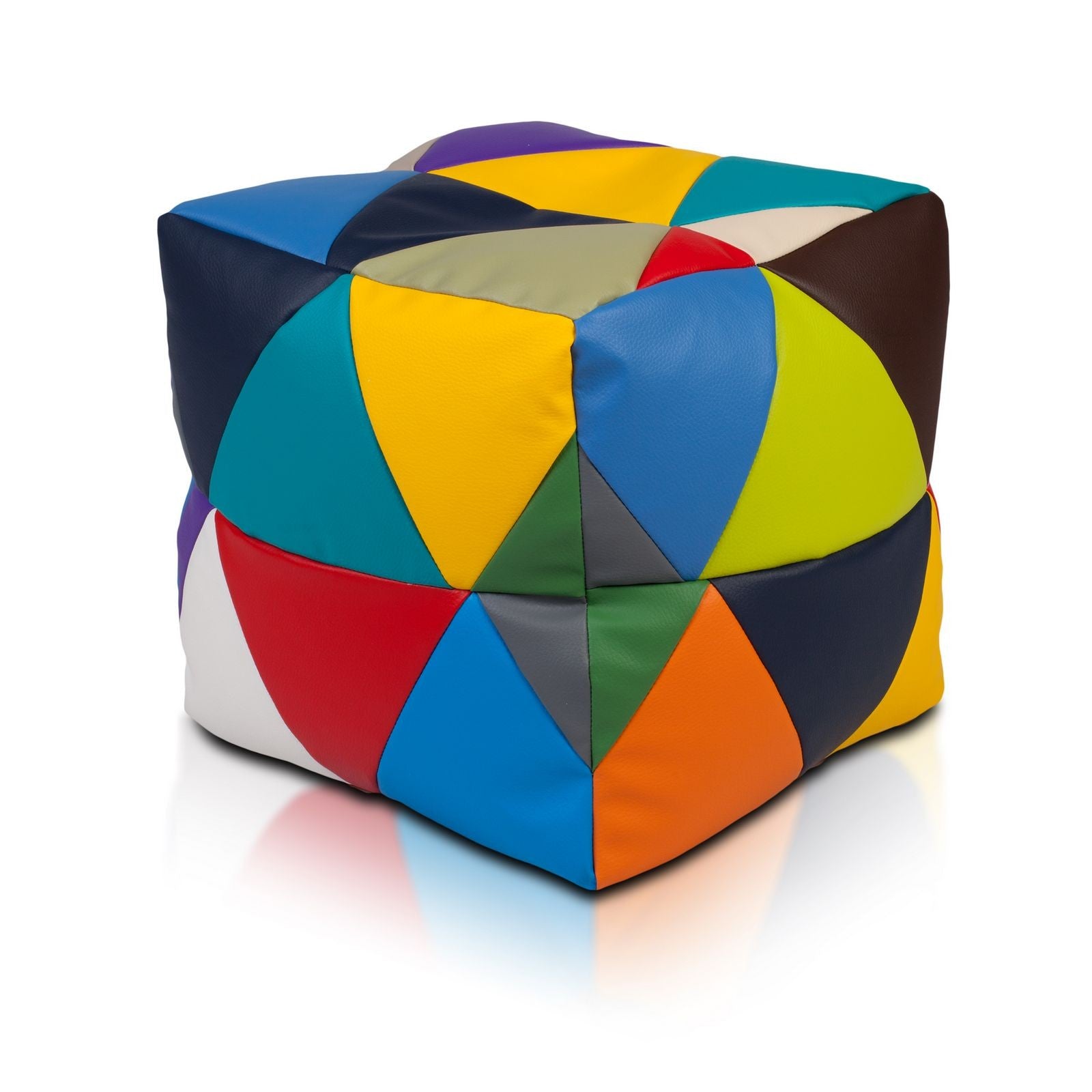 Pufa Cube Small Ekoskóra