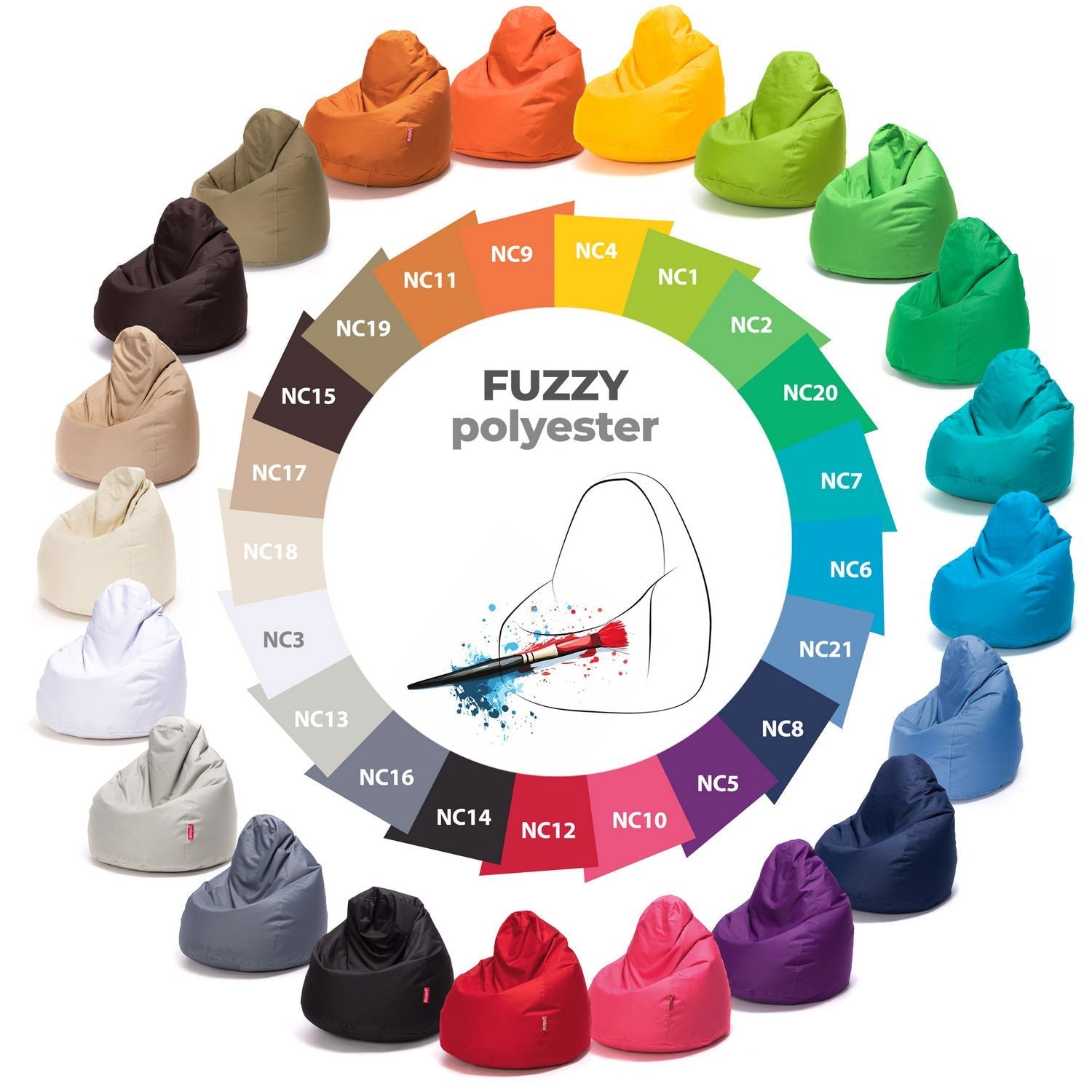 Pufa Fuzzy Poliester