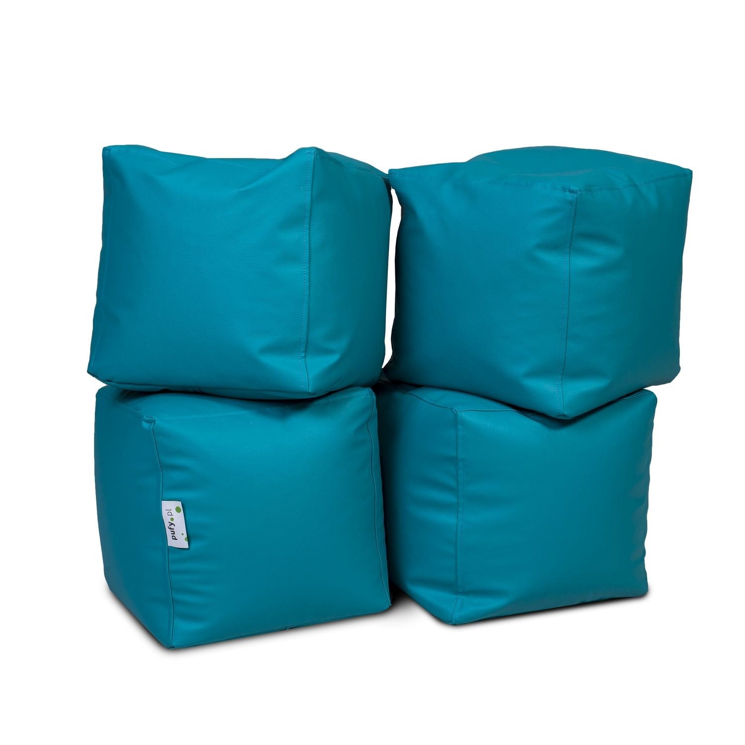Pufa Cube Large Ekoskóra