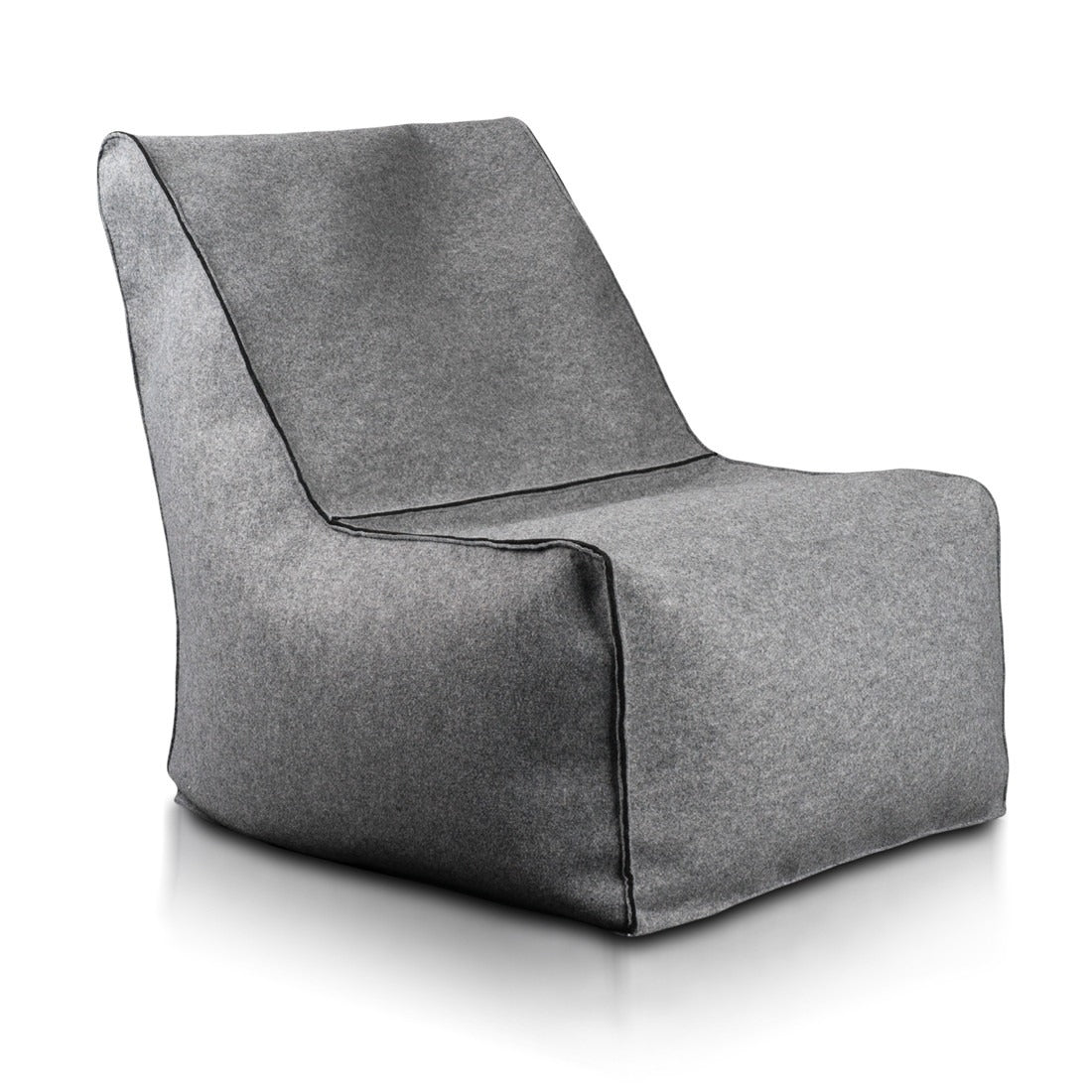 Zestaw fotel Solid Filc + podnóżek