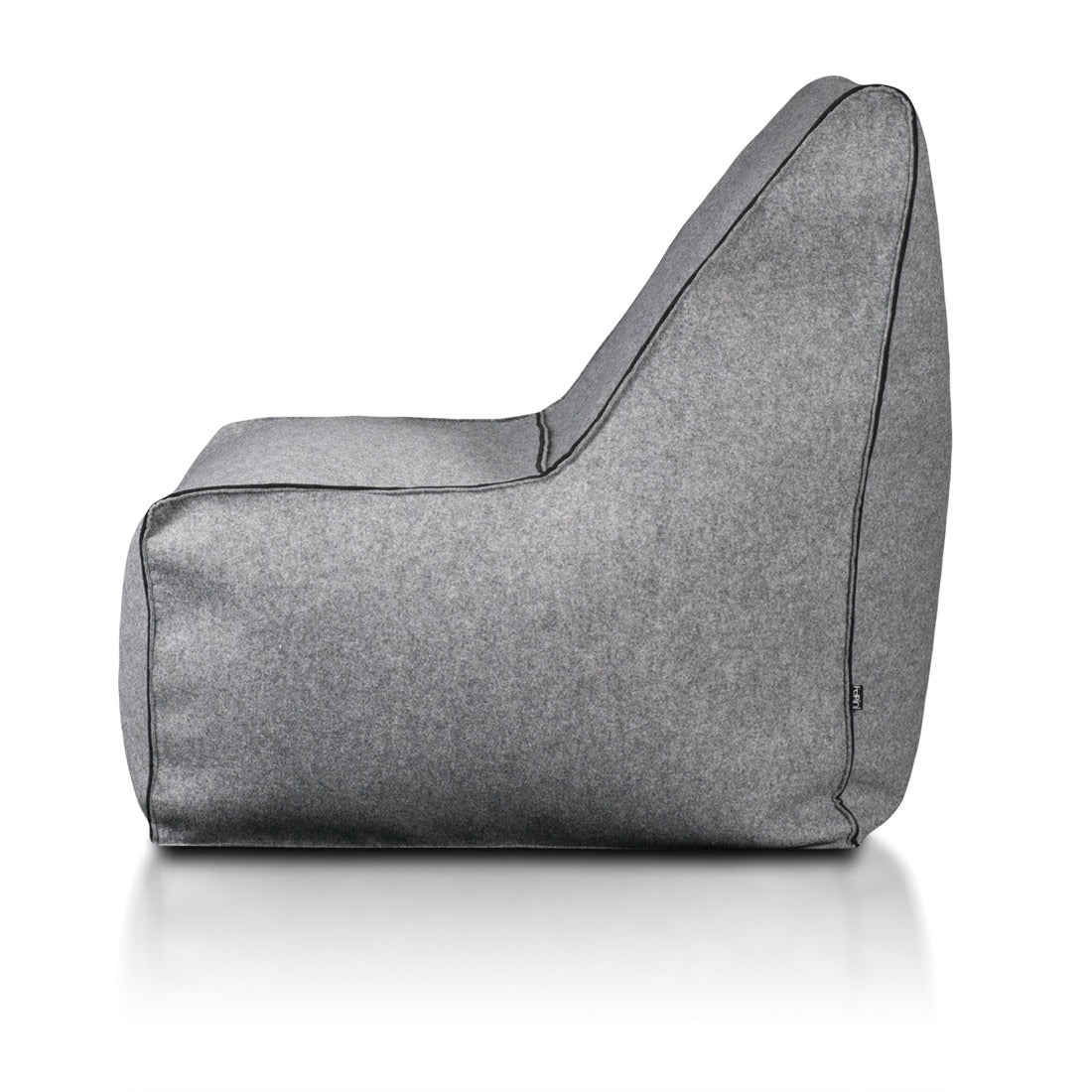 Zestaw fotel Solid Filc + podnóżek