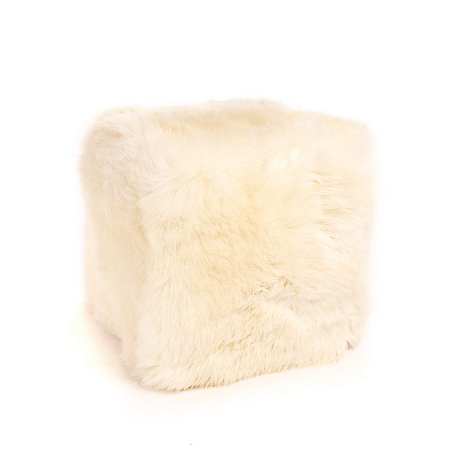 Pufa Cube Premium Skóra Owcza
