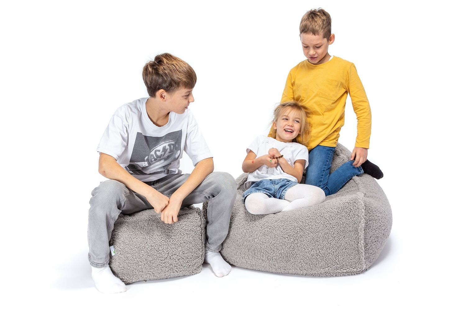 Fotel Mini Keiko Bukla + podnóżek