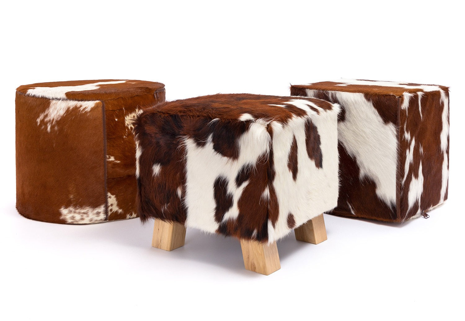 Pufa Cube Premium Skóra Bydlęca