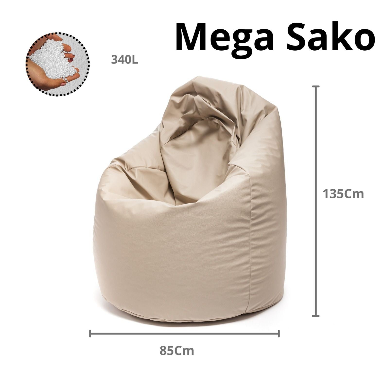 Worek Mega Sako Ekoskóra