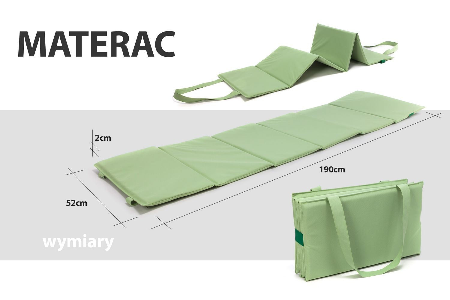 Materac piknikowy 52cm x 190 cm