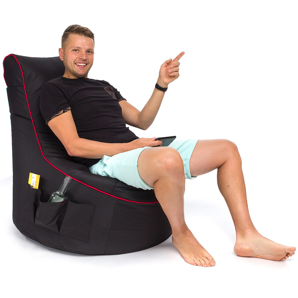 Poltrona Pouf da Gaming Pablo in Poliestere