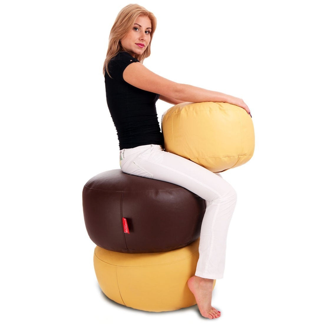 Pufa Classic Large Ekoskóra