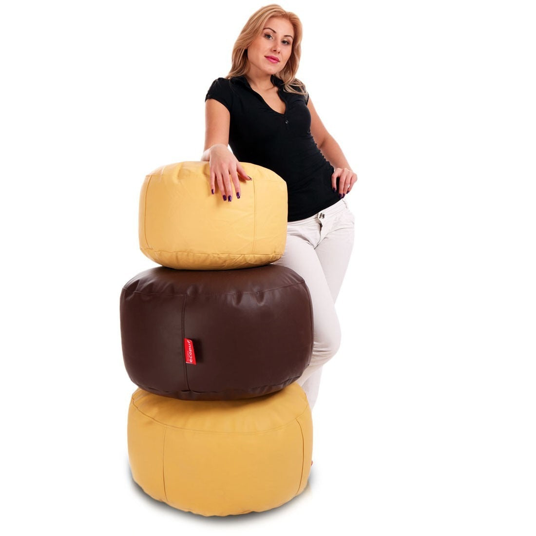 Pufa Classic Large Ekoskóra