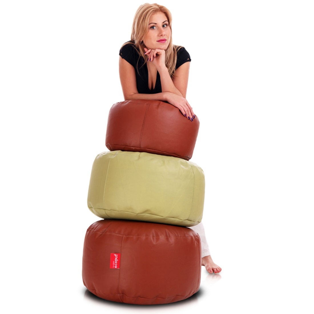 Pufa Classic Large Ekoskóra