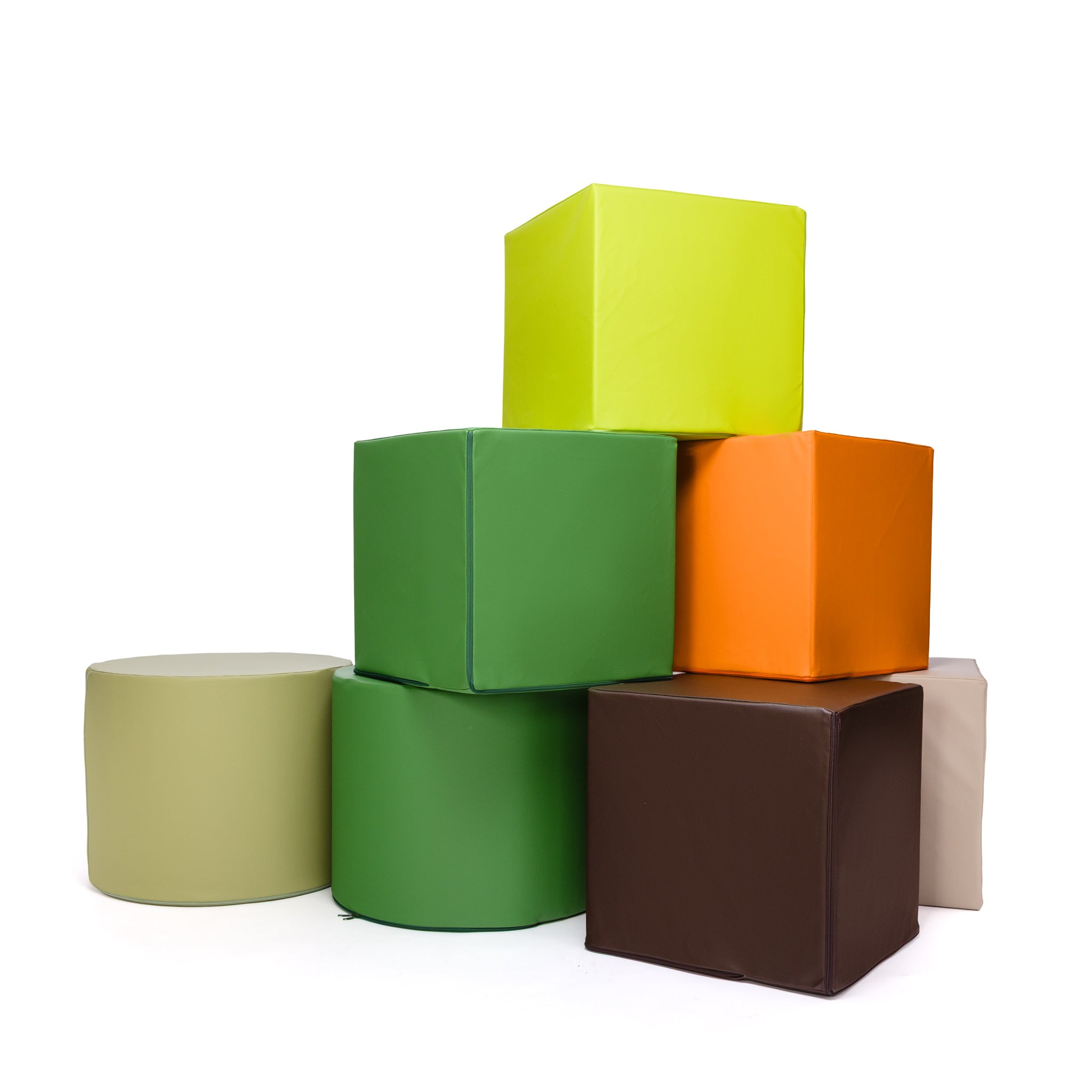 Pufa Kostka Ekoskóra