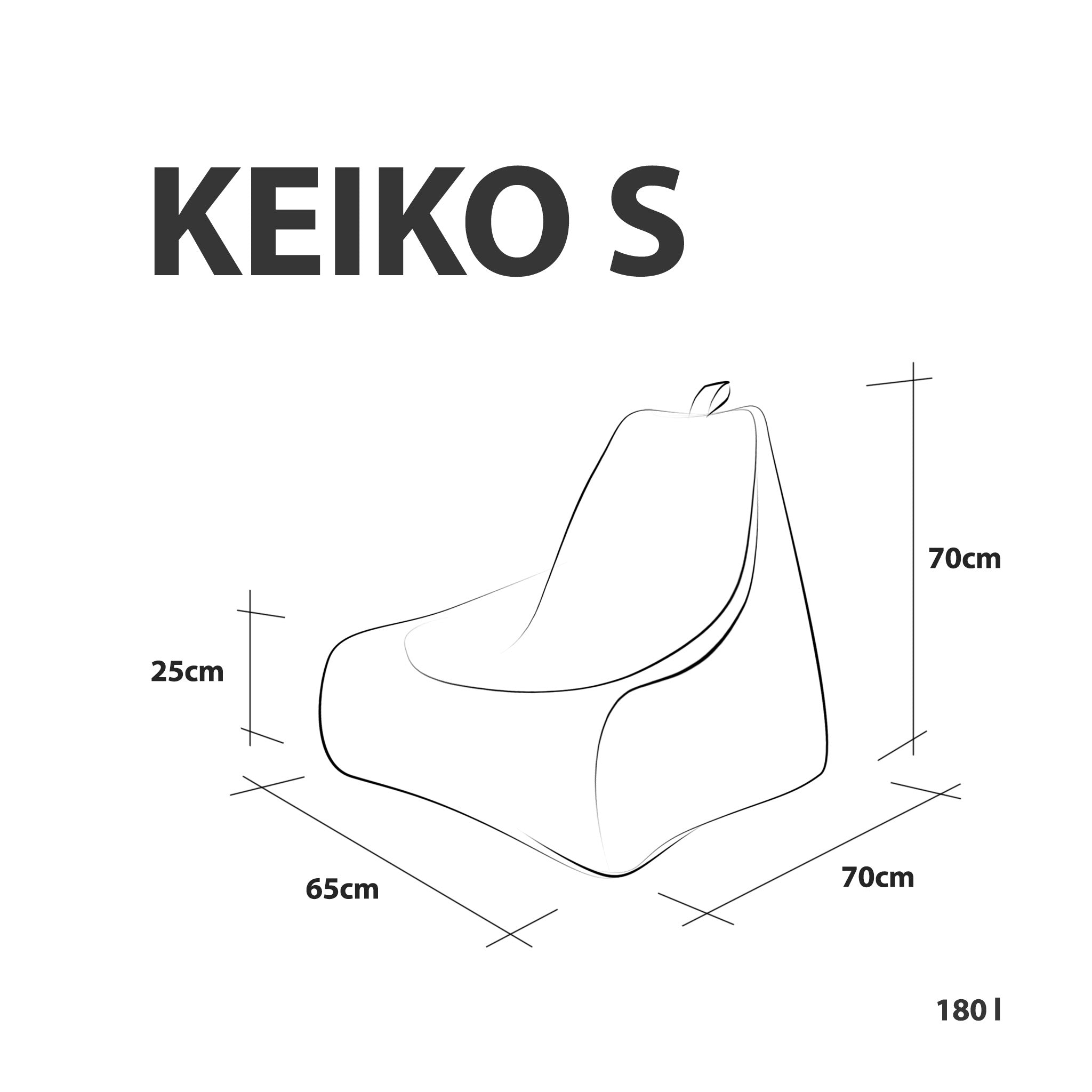 Fotel Keiko S Poliester
