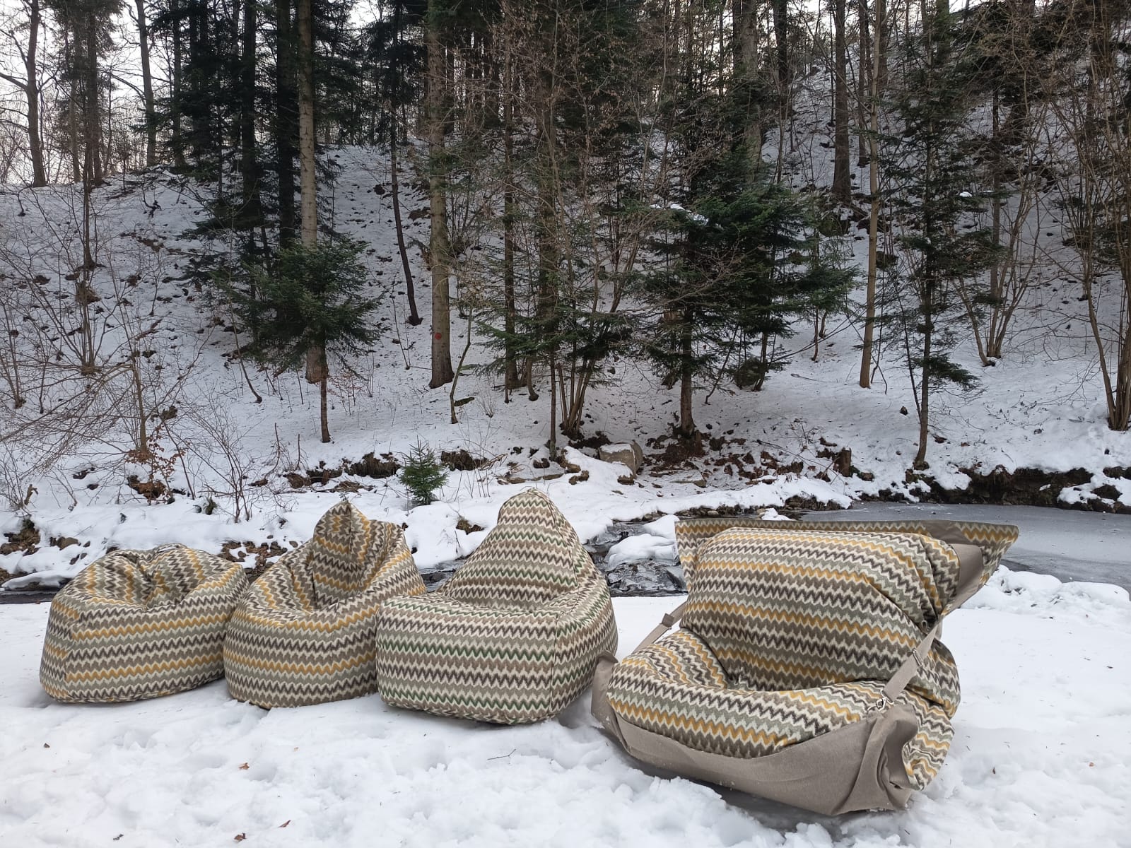 Poducha Classic Modern Outdoor Zygzaki