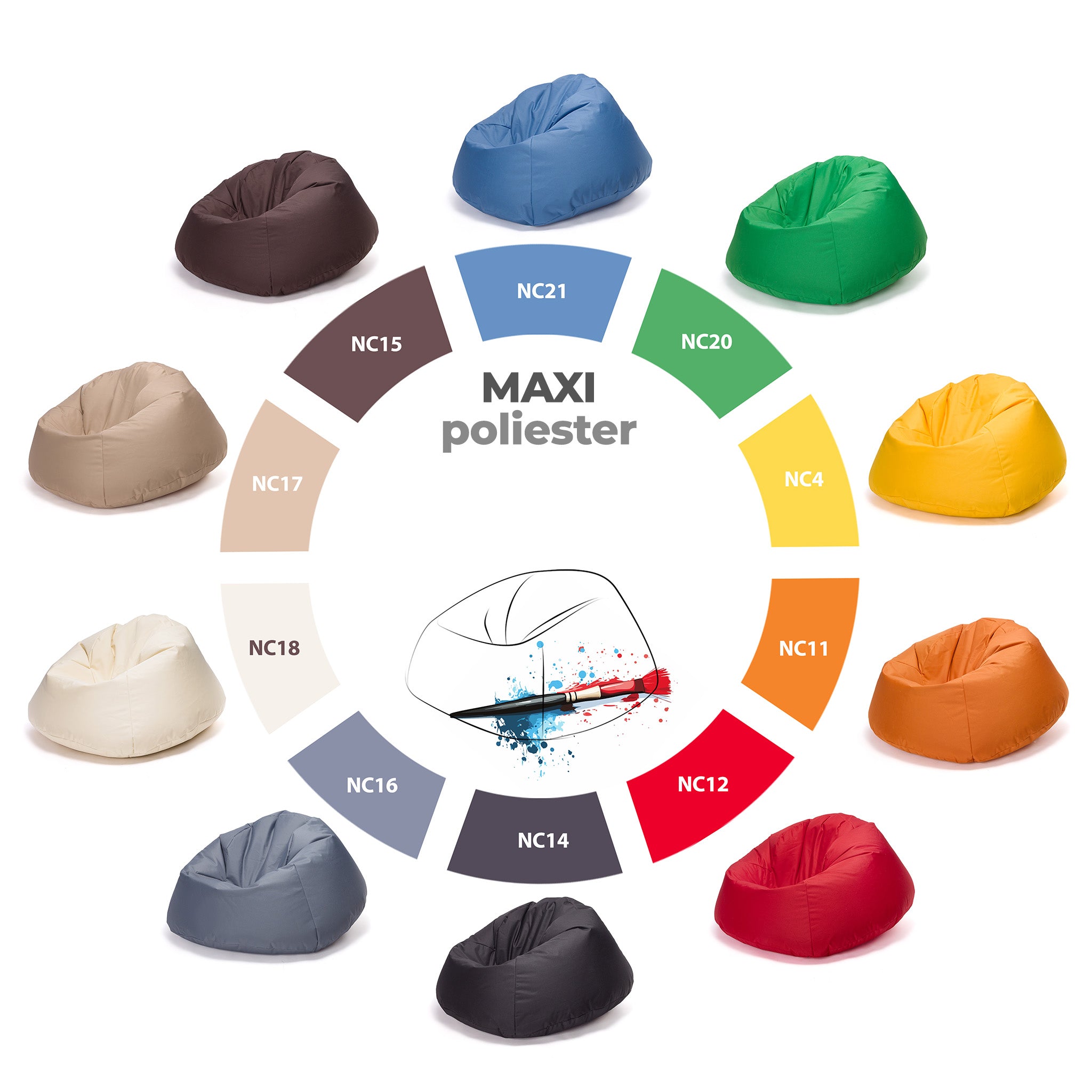 Fotel Maxi Poliester