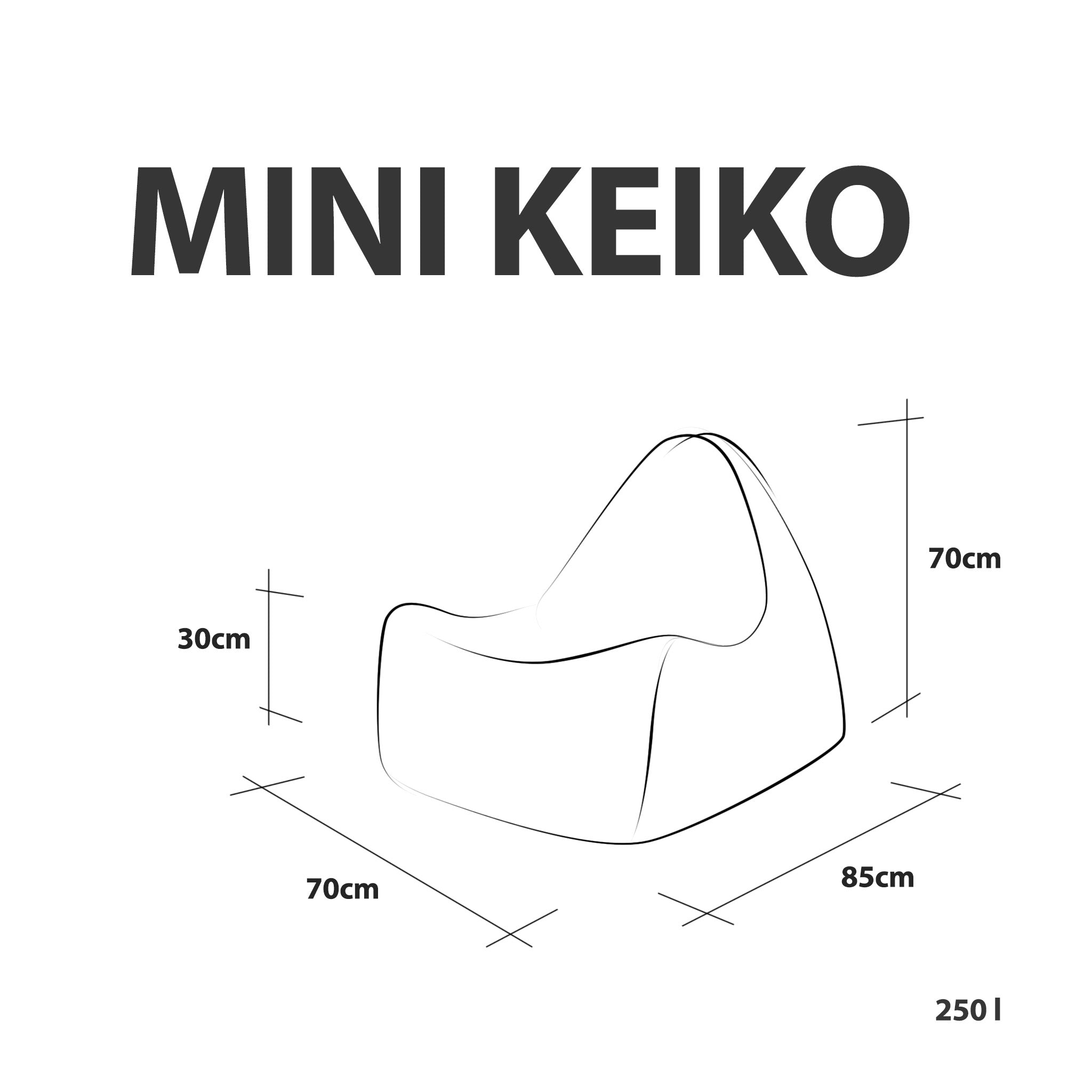Mini Keiko Modern Outdoor Zygzaki