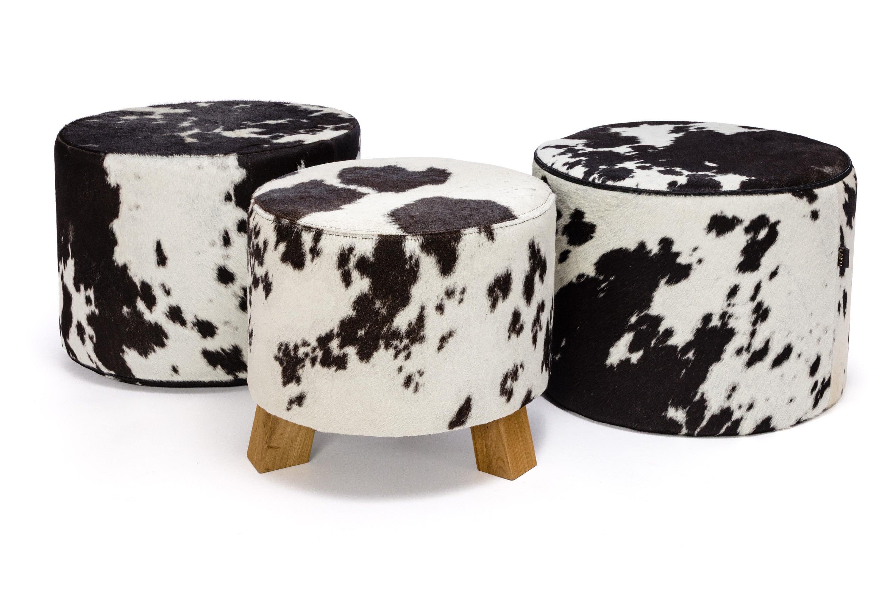 Pufa Roller Premium Skóra Bydlęca