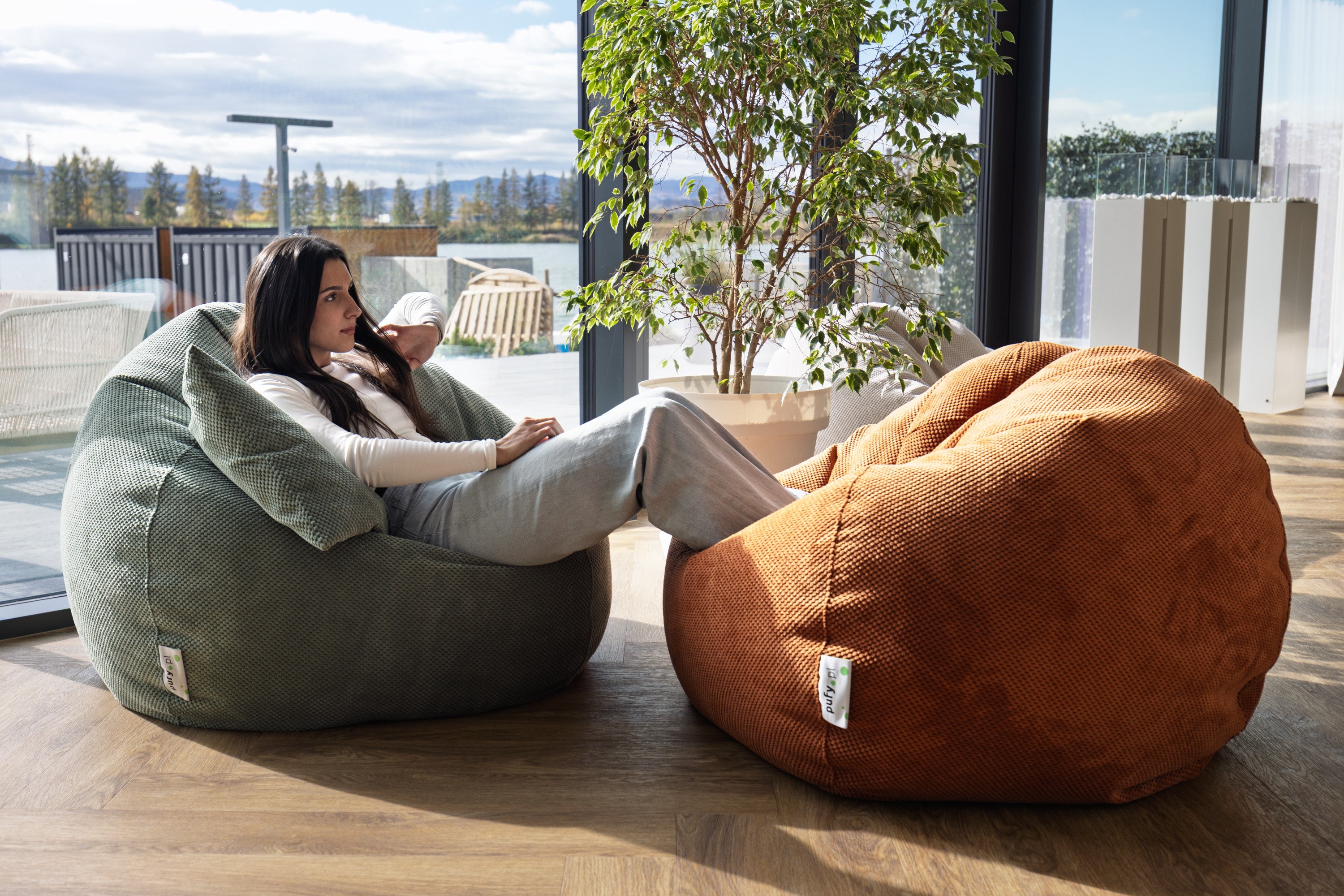 Sakwa Dot Plusz + poduszka