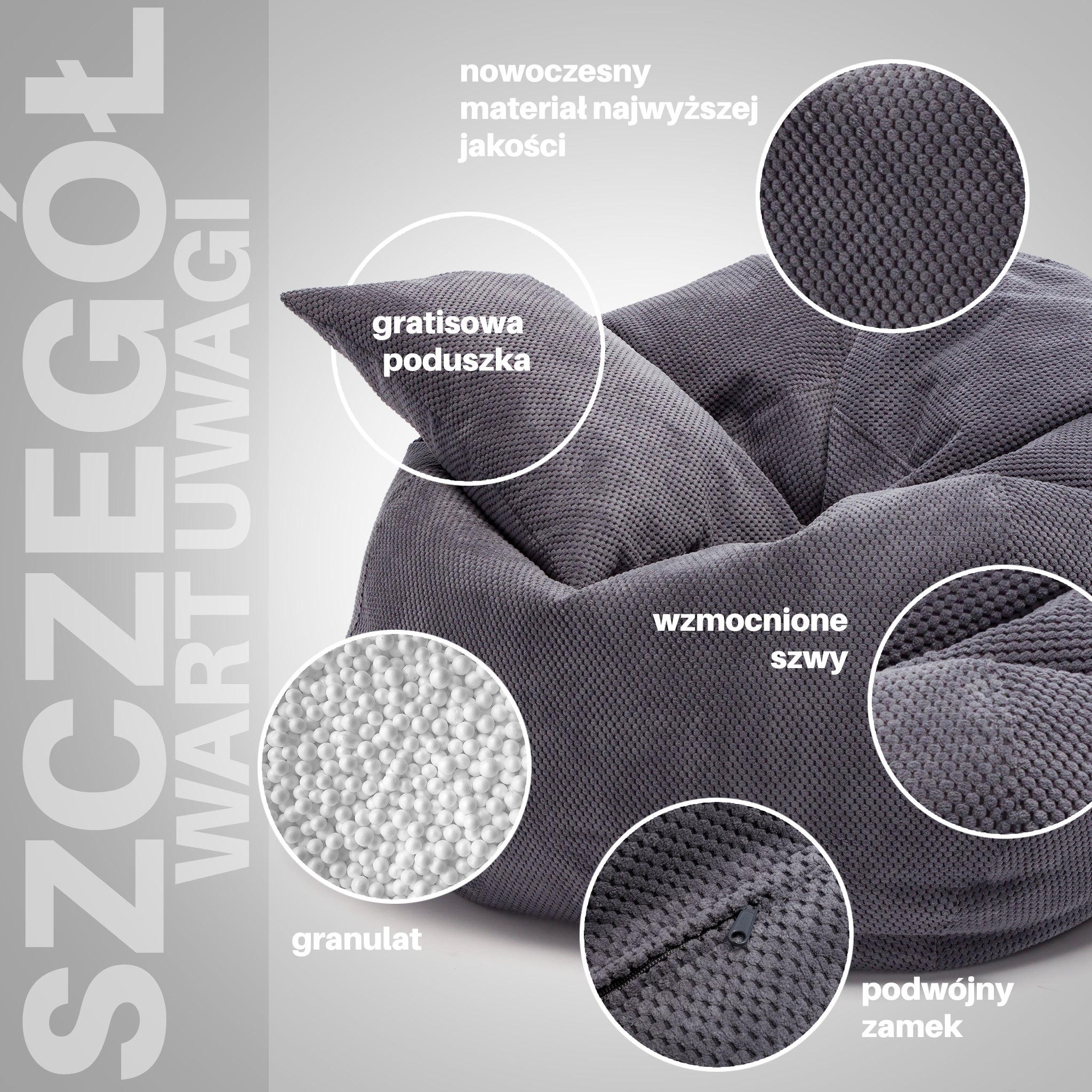 Sakwa Dot Plusz + poduszka