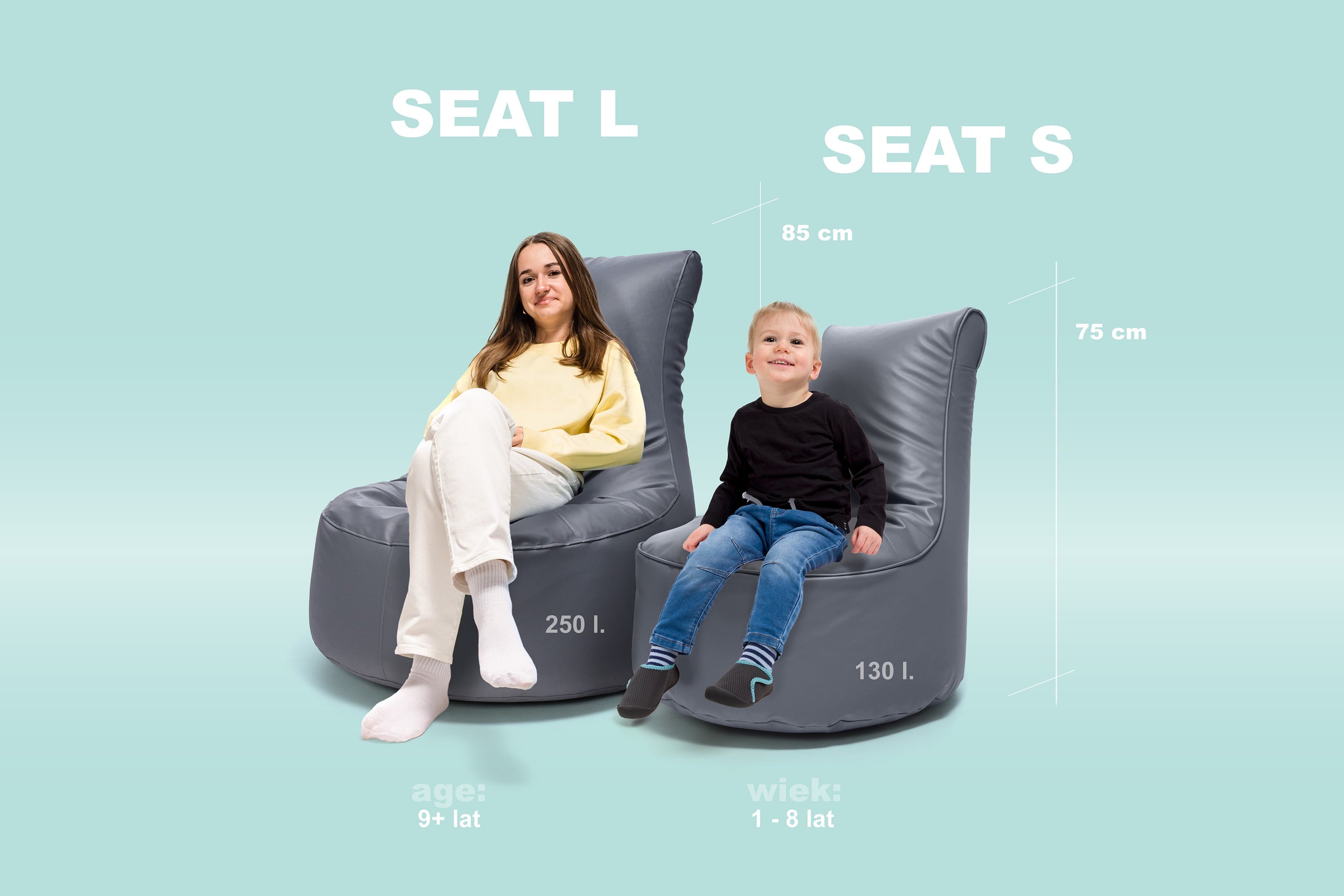 Fotel Seat L Ekoskóra