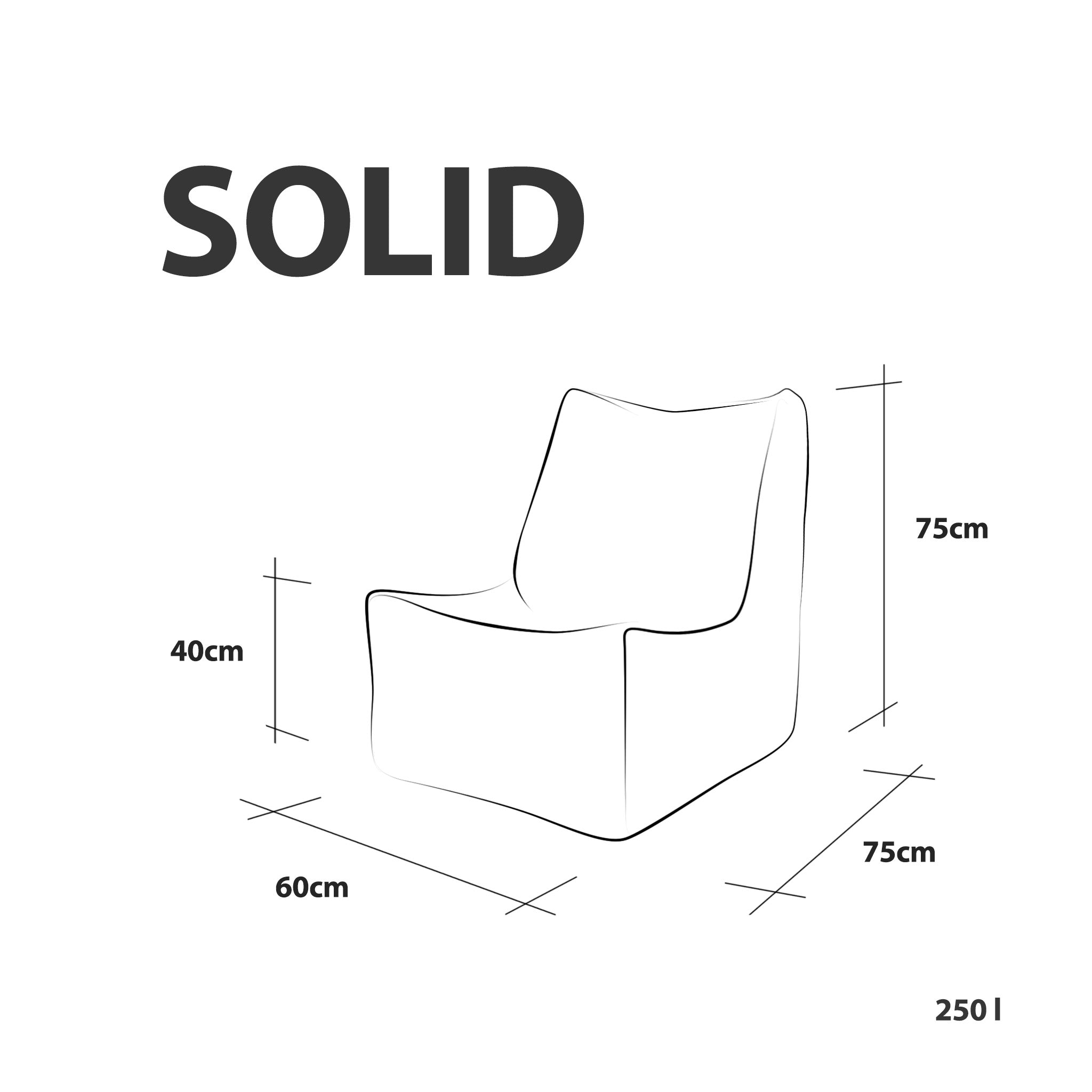 Fotel Solid Outdoor