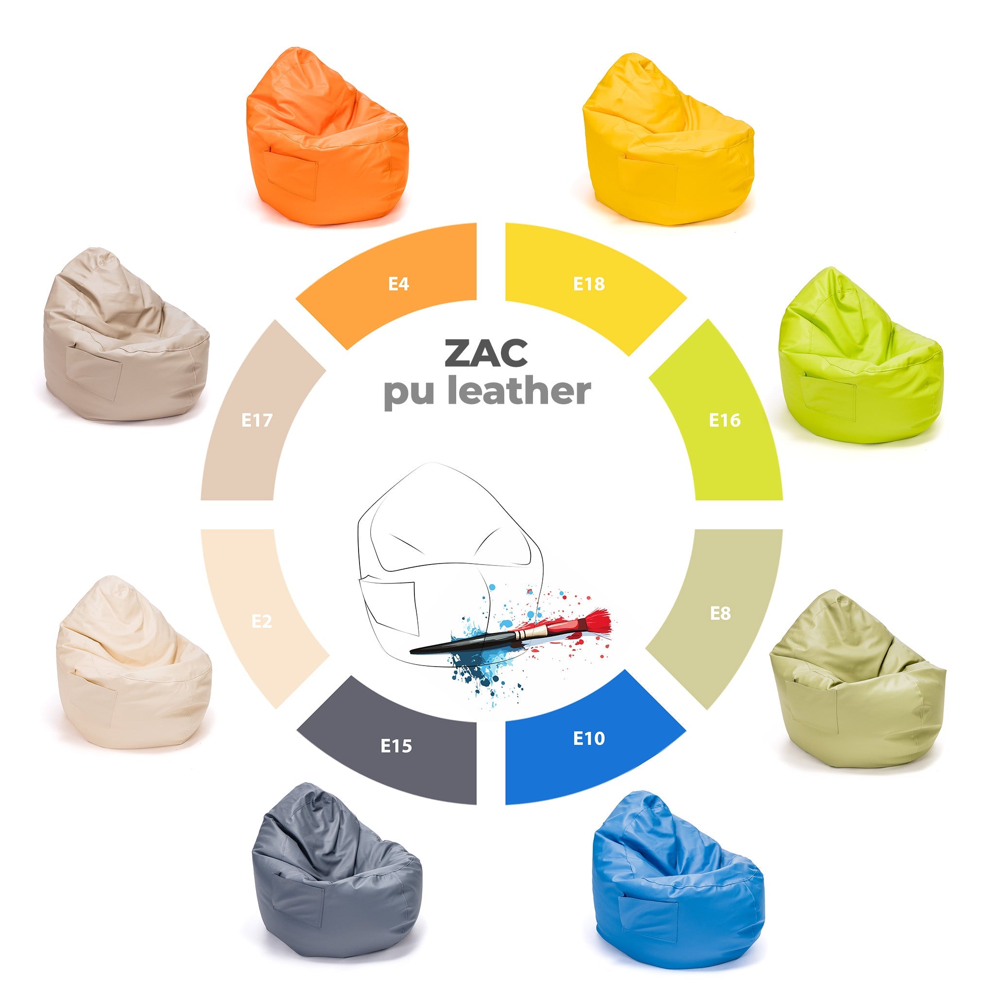 Fotel Zac Ekoskóra