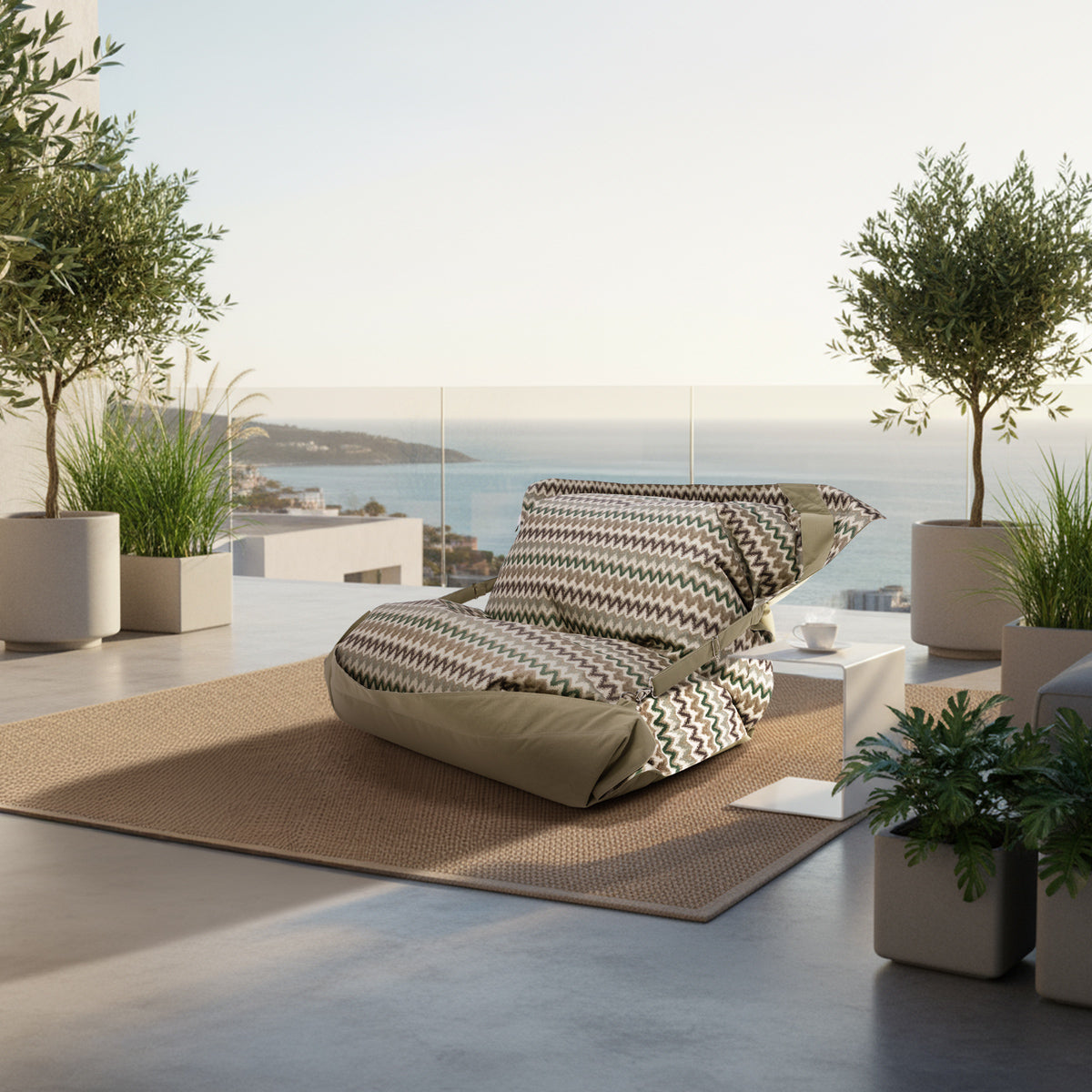 Poducha Classic Modern Outdoor Zygzaki